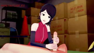 Boruto হেনটাই -- সারদা Jerkoff, sucks, titjoob এবং দ্বারা Fucked হয় Boruto