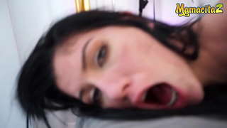 MAMACITAS-төгс Дагуурын Latina кино од байна түүний Pussy Fucked Хатуу түүний захирал