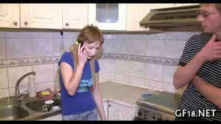 Pretty tiener hotty staan groot mode