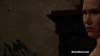 ���ॉपलेस mistresses ले जाता है और गुलाम प्रशिक्षण