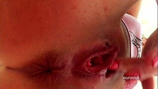 Euroslut Amatør Egen Onani Vid Registrert for Utsatt Venn