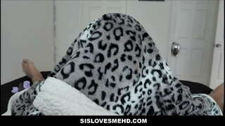 Söt Ung Blond Tonåring Styvsyster Halloween Knulla För Stepbro POV