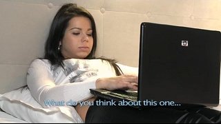 Brünett Lesbid eelmäng ja sõrme üksteist