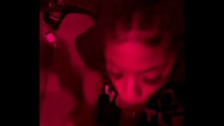 ���बनूस फ्रीक नालियों में मेरे बड़े काले डिक पीछे के कमरे स्टूडियो